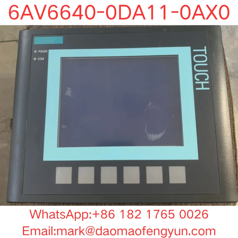 6AV6640-0DA11-0AX0 Used Tested OK Touch panel K-TP 178MICRO for SIMATIC S7-200