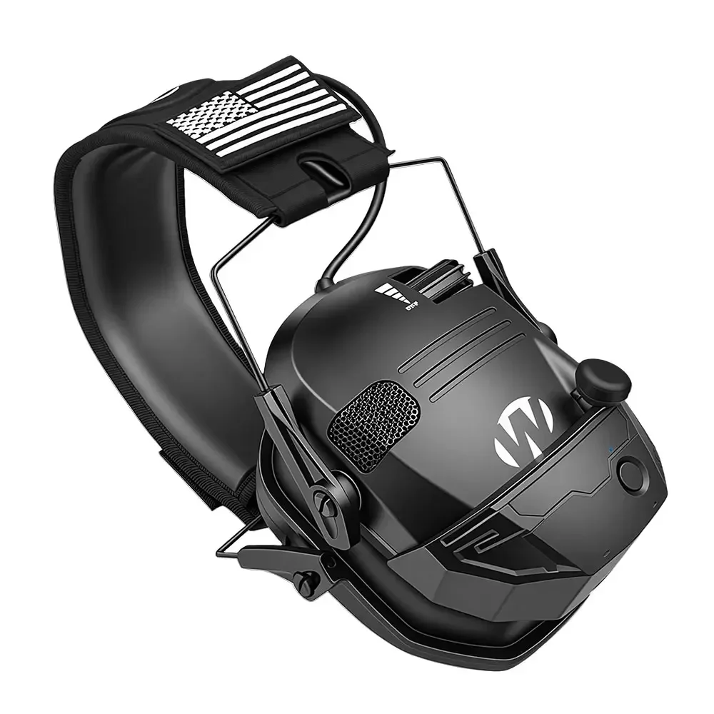 Professionelles Headset mit Geräuschunterdrückung und kabellosem Bluetooth, taktischer aktiver Gehörschutz gegen Lärm beim Schießen. – Detail 16