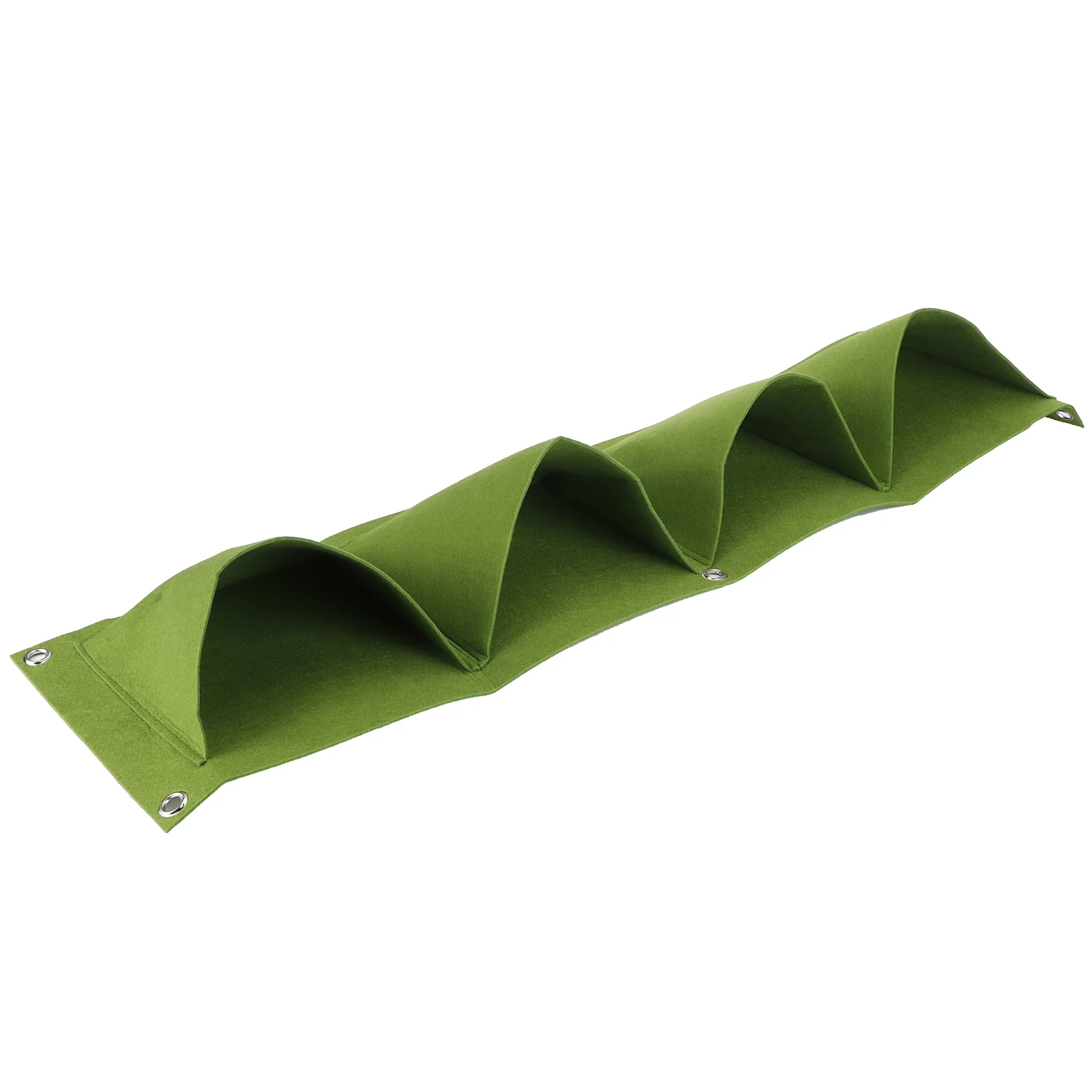 4 ชิ้น 4 กระเป๋า Plant Grow กระเป๋าติดผนัง Felt Reusable ย่อยสลายได้ Garden Planter สําหรับระเบียง Backyards ห้องนั่งเล่น