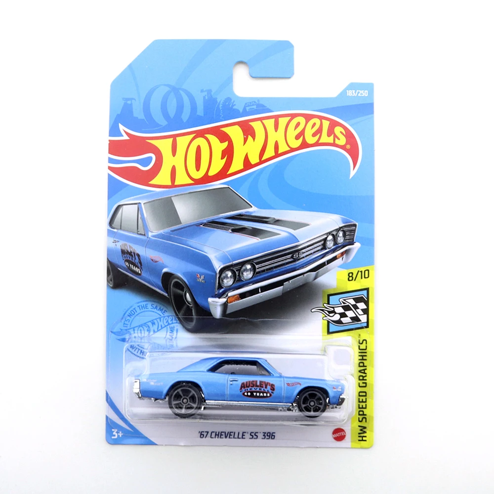 2021-183 Hot Wheels 67 CHEVELLE SS 396 Mini Alloy Coupe 1/64 Metal Diecast Model Car Kids Toys Gift