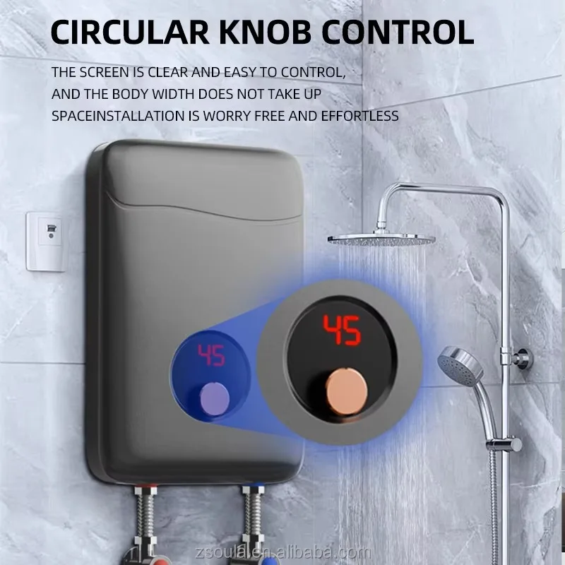 Factory Direct 3500W/4500W Instant Electric Water Heater - Good Price 110V 127V Tankless System