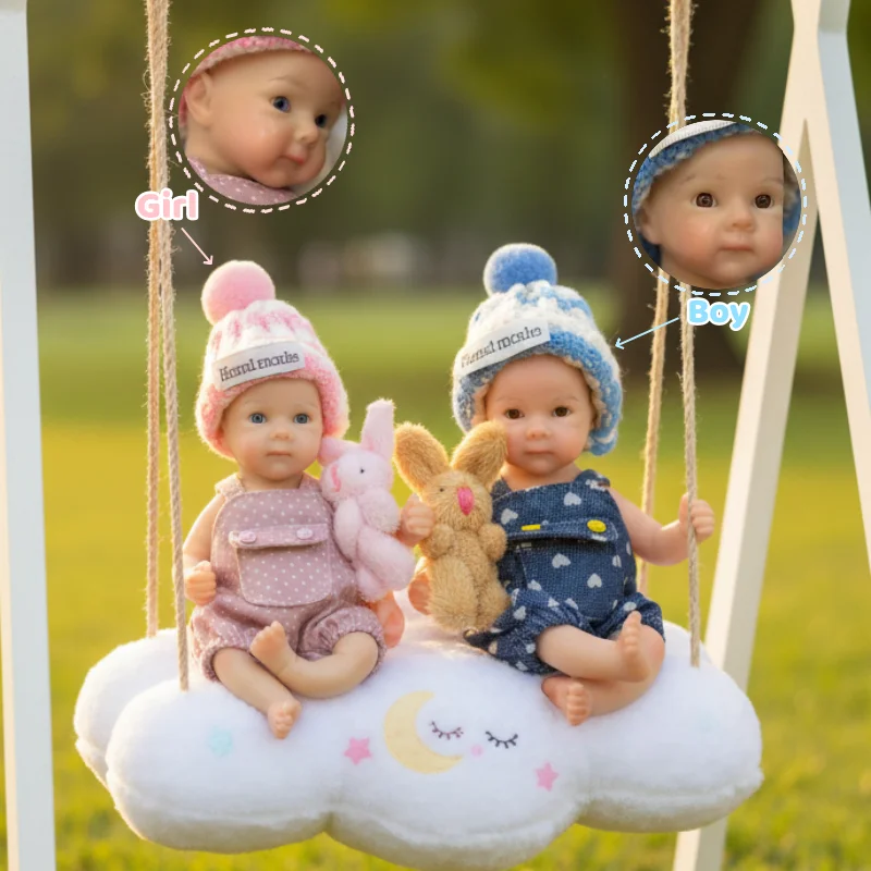 

6 дюймов/15 см мини силиконовые Bebe Reborn для девочек и мальчиков водонепроницаемые милые куклы Bebe для новорожденных ручной работы реалистичные настоящие куклы реборн