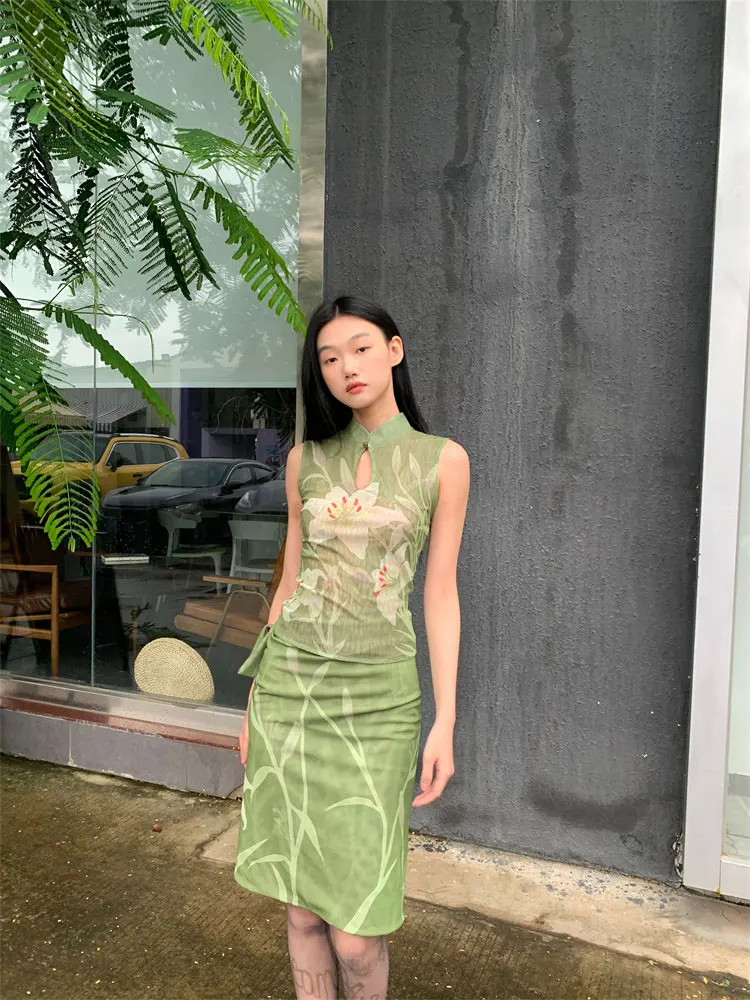 

Faionable двусторонняя одежда ort-Sleeve для похудения, халат с флагом, топ, летняя пикантная девушка, дизайн лилии, повседневная модная женская футболка