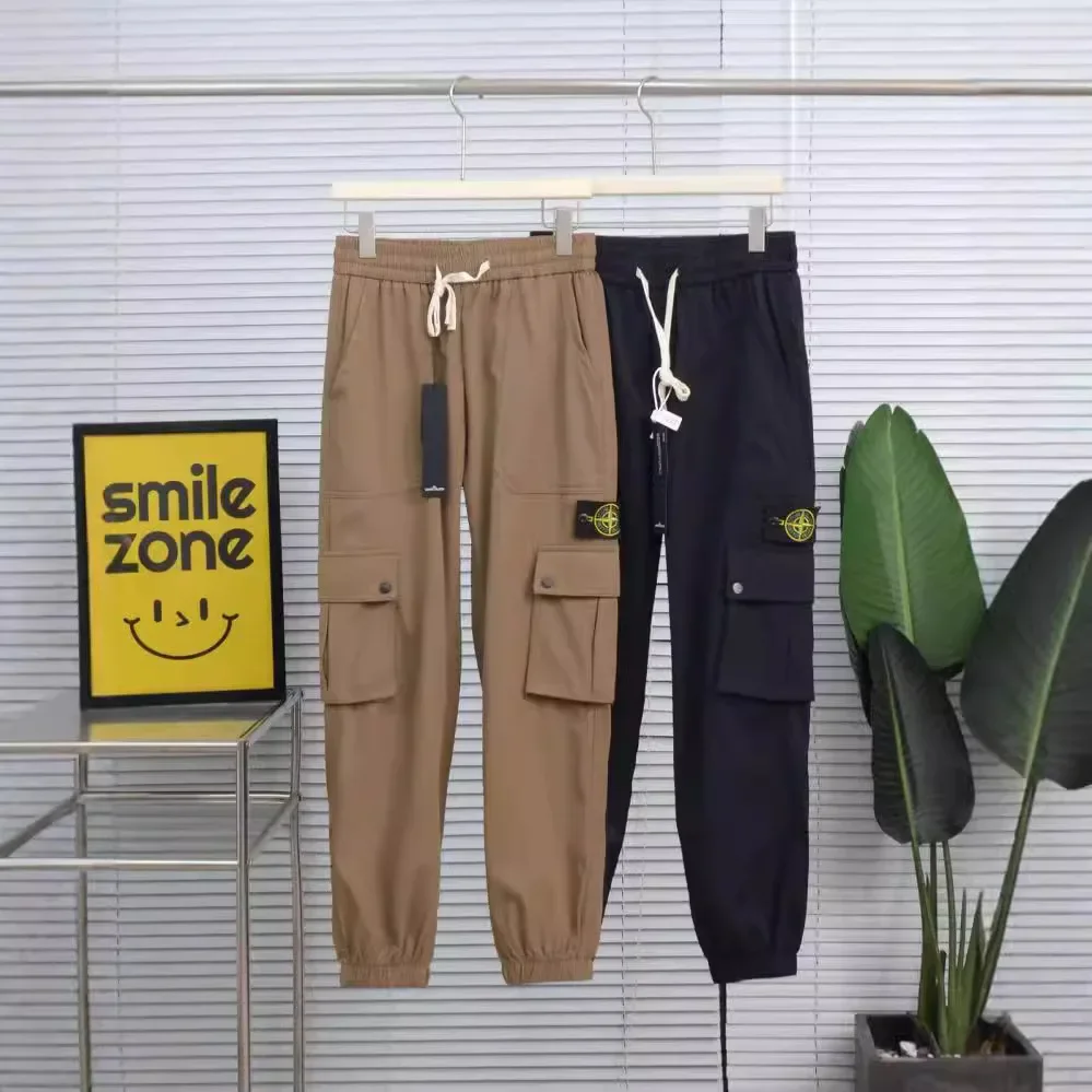 Autumn new multi pocket work pants