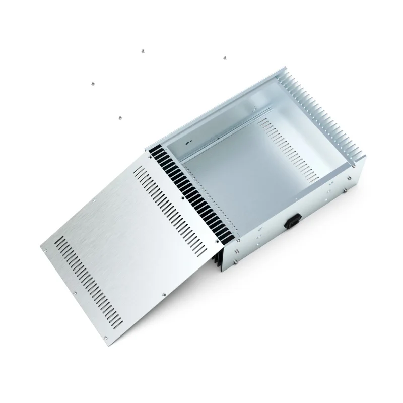 BZ3612A Todo em alumínio prata classe A amplificador chassis/AMP gabinete/caixa DIY BOX (360*120*275mm)