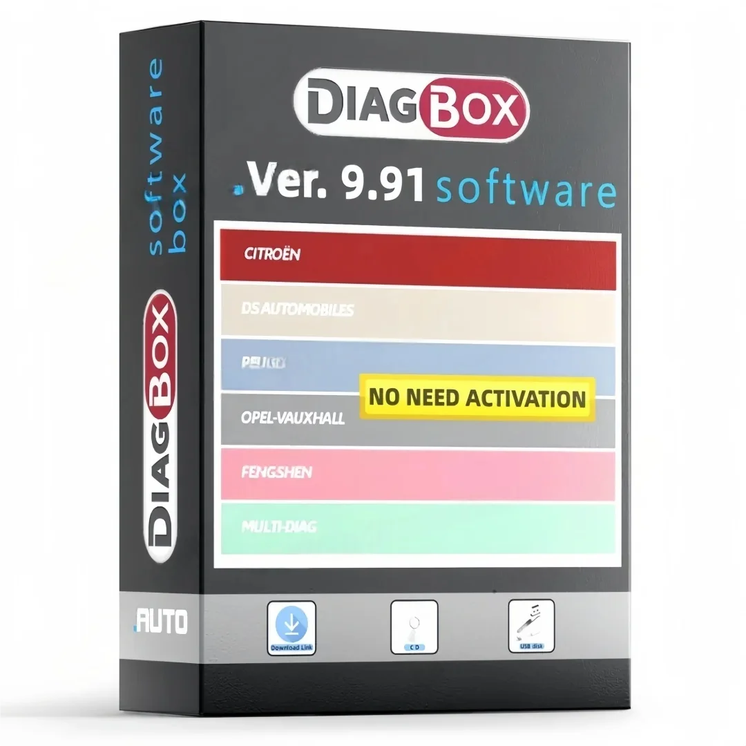 

2025 Hot Diagnostic Tool Diagbox V9.91 Full Update For Lexia3 PP2000 Lexia-3 For Citroen/Peogeot read fault codes system testing