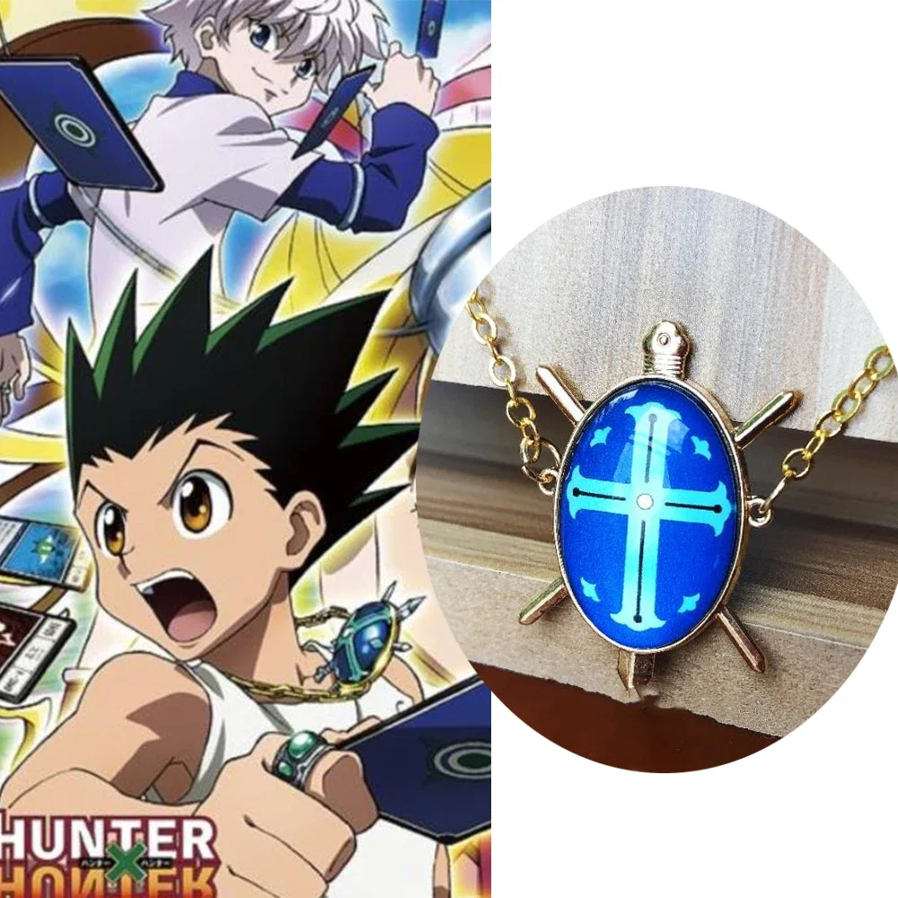 Hunter X Hunter Pendant Necklace GON FREECSS Kulolo Killua Hisoka Chain Metal Necklaces Women Men Charm Gifts Anime Jewelry