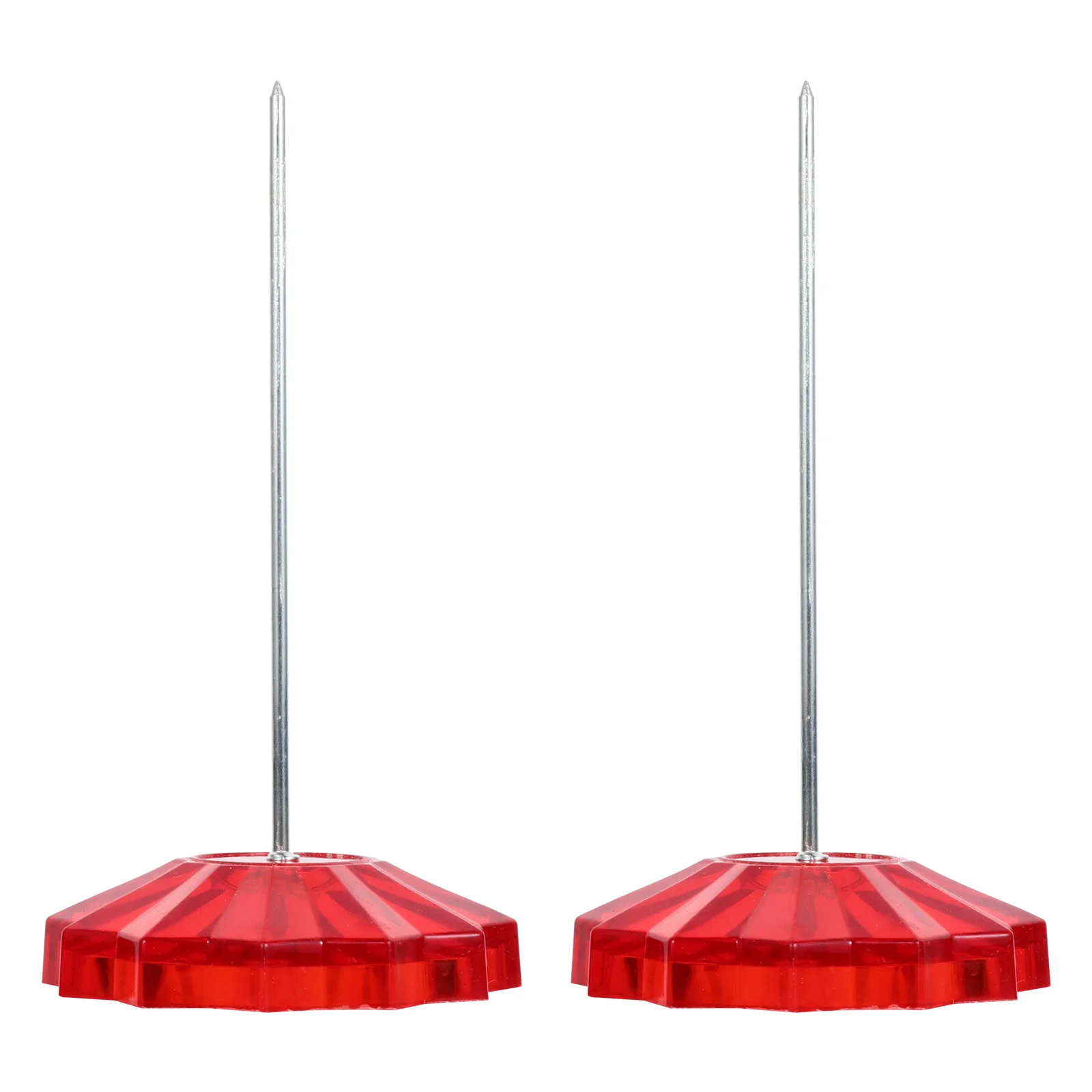 2 Pcs Subpoena Fork Bill Paper Holder Office Check Spindle Spike Stick Menu Shelf Memo Plastic Hotel Receipt