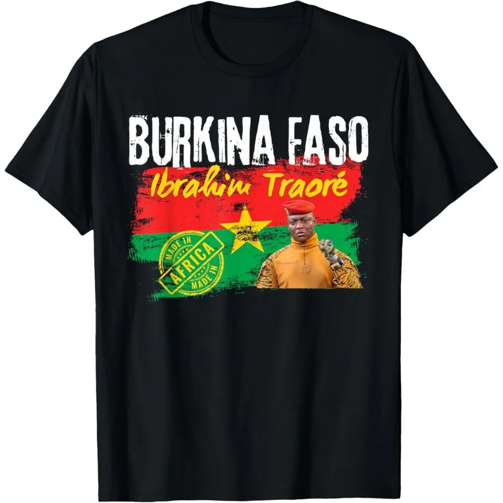 

Burkina Faso- Ibrahim Traoré Thomas Sankara Unisex T-Shirt Breathable Camisetas Comfort and Fashion Coexist T Shirt