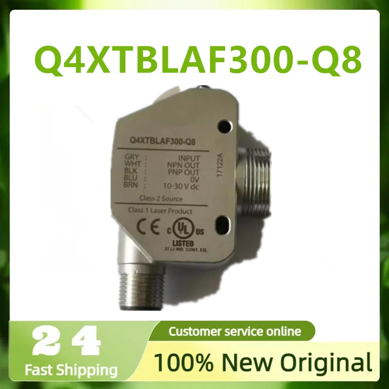

Brand new original Q4XTBLAF300-Q8 Q4XTBLAF100-Q8 10-30VDC Laser Sensor