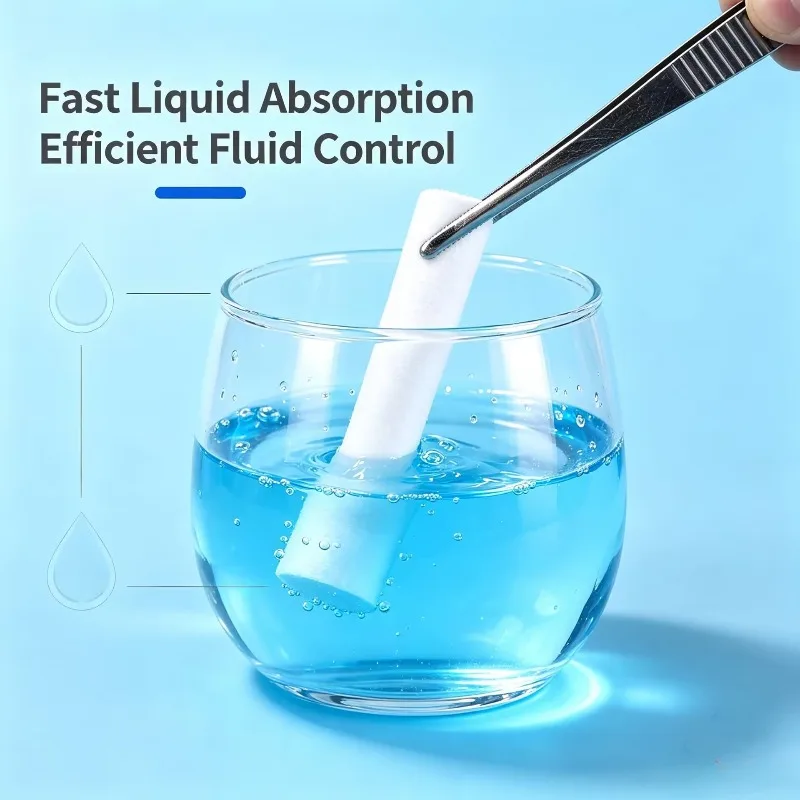 Dental Cotton Roll Disposable Absorbent Pure Fiber Clinic Hemostatic Teeth Whitening Consumable Soft Thick Multipack Bulk Pack