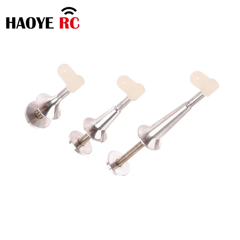 Haoye-Cornes de commande de gouvernail réglables, bras conique, bascule servo pour avion RC, avions électriques à aile fiosphwing, pièces de modèle