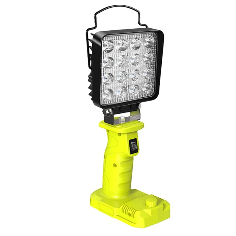 รถทุกวัน LED นาฬิกาปลุกทํางานไฟฉายไฟฉายไฟฉาย Spotlight Camping โคมไฟสําหรับ 18V แบตเตอรี่ลิเธียม P108 PBP005 PBP002
