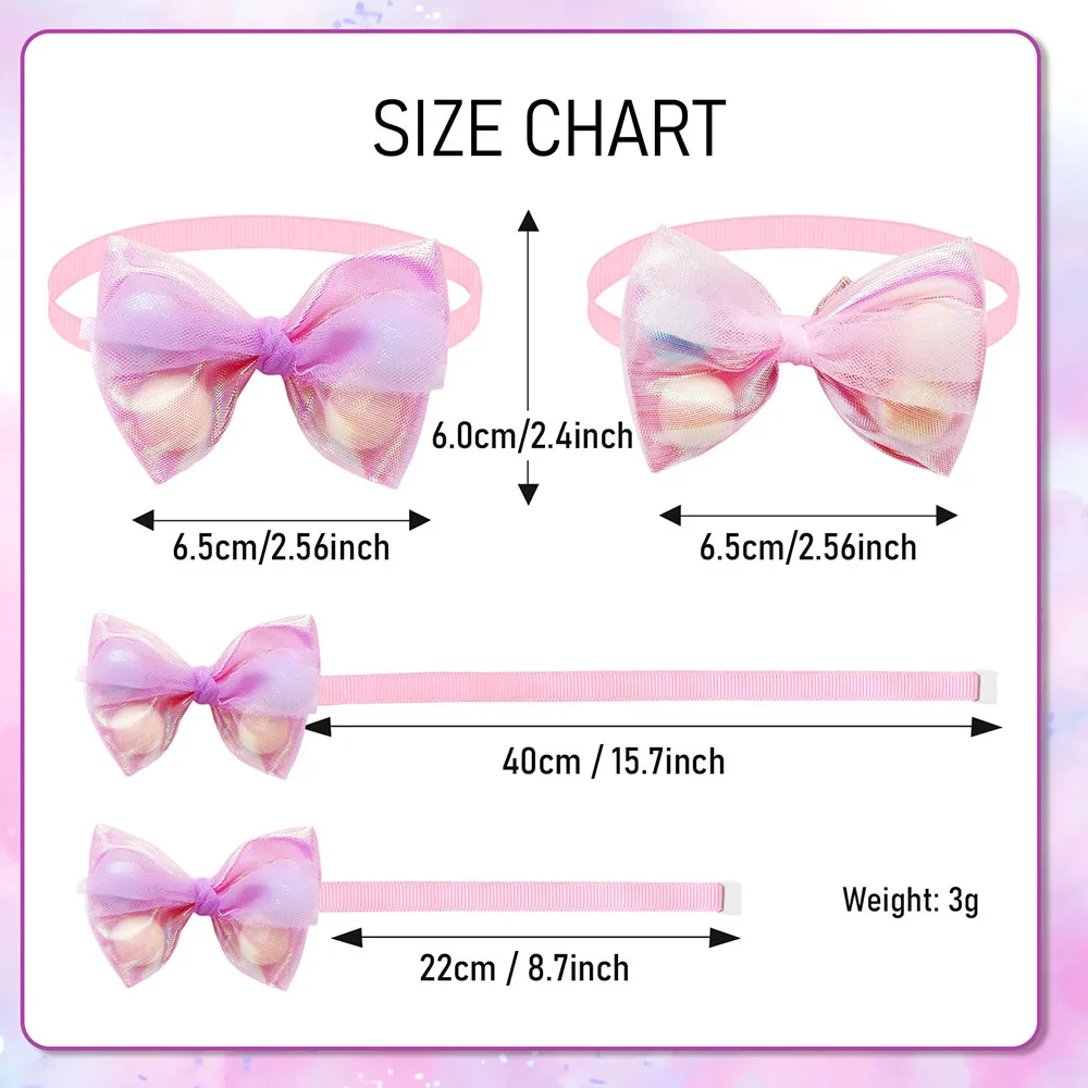 10 szt. Urocze kule dla dla małych psów szczeniaka kokardki kokardki dla zwierząt artykuły dla zwierząt do pielęgnacji psa