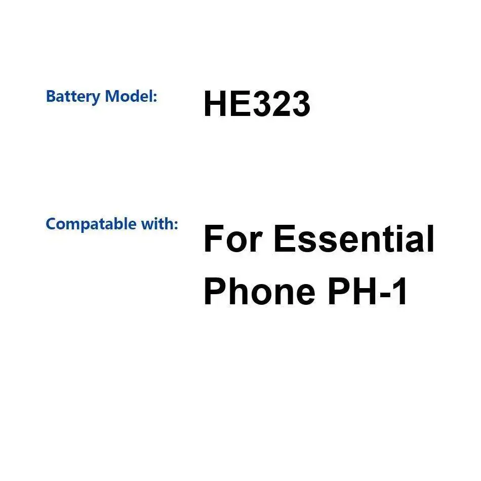

Для телефона Essential PH-1 HE323 Долговечная мобильная батарея 3040 мАч