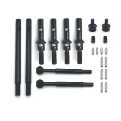 FMS FCX24 Metal Front and Rear Axle Shaft Set 1/24 RC Crawler Car Upgrade Parts Spare Accessories