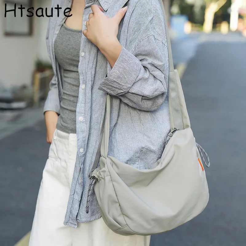 

Casual Large Capacity Casual Nylon Women Shoulder Bag Korean Style Hobos Bag Youth Crossbody Shoulder Bag Handbag Top-handle
