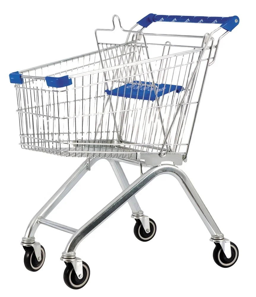 

A-series metal shopping cart retail high-quality supermarket handcart factory price