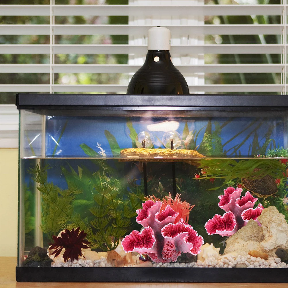 

2pcs Resin Simulation Ornament Fish Tank Decor Rockery Artificial Reef Landscape Decoration Aquarium Coral Fish Tank Landscape