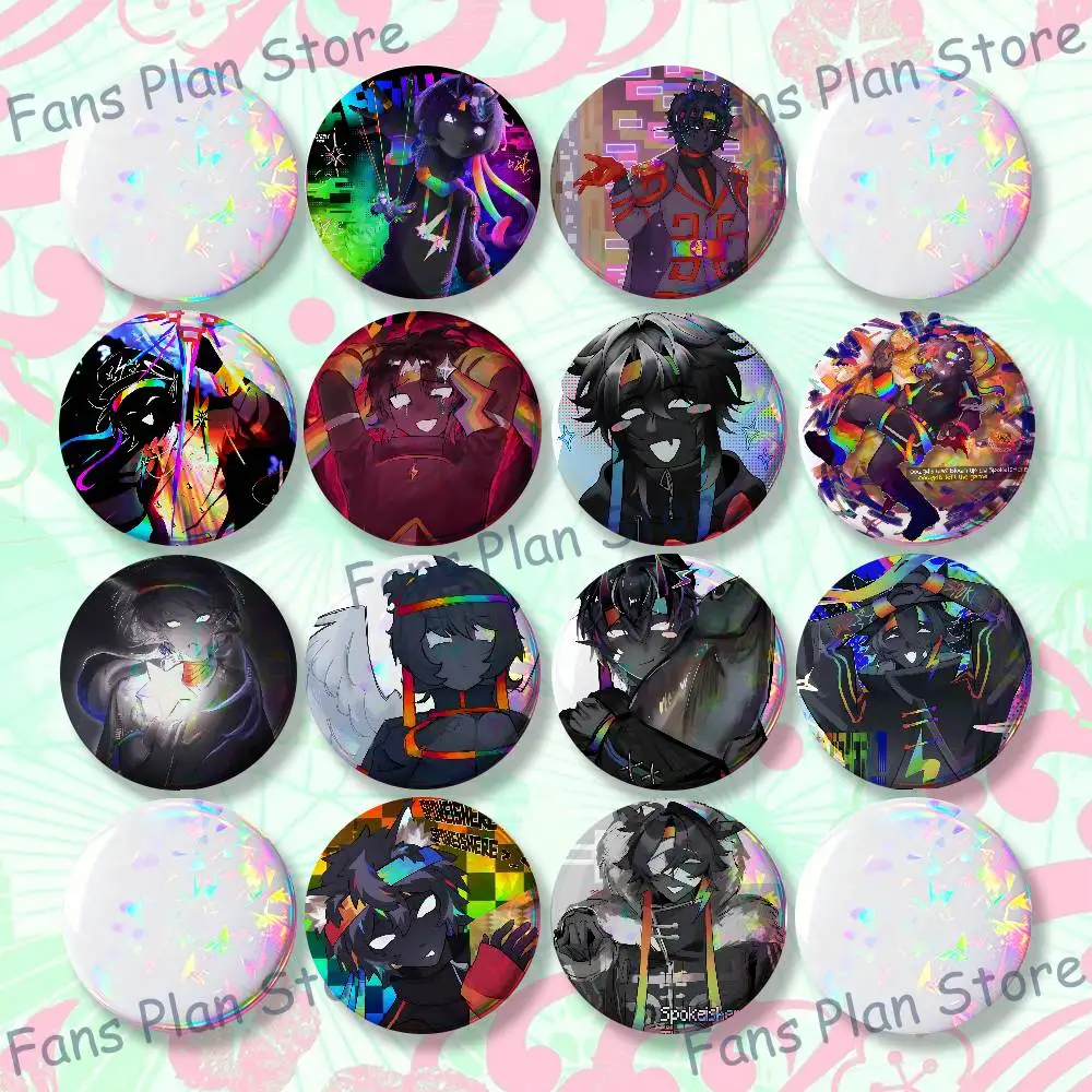 Game S-Spokeishere Brooches For Backpack Accessories 25mm,32mm,48mm,58mm,75mm Round Enamel Pins Cartoon Badge