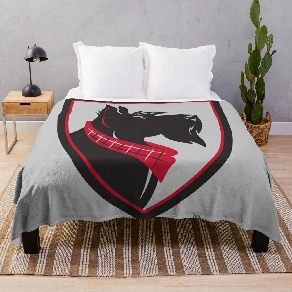 carnegie mellon tartans Throw Blanket Custom Weighted Blankets