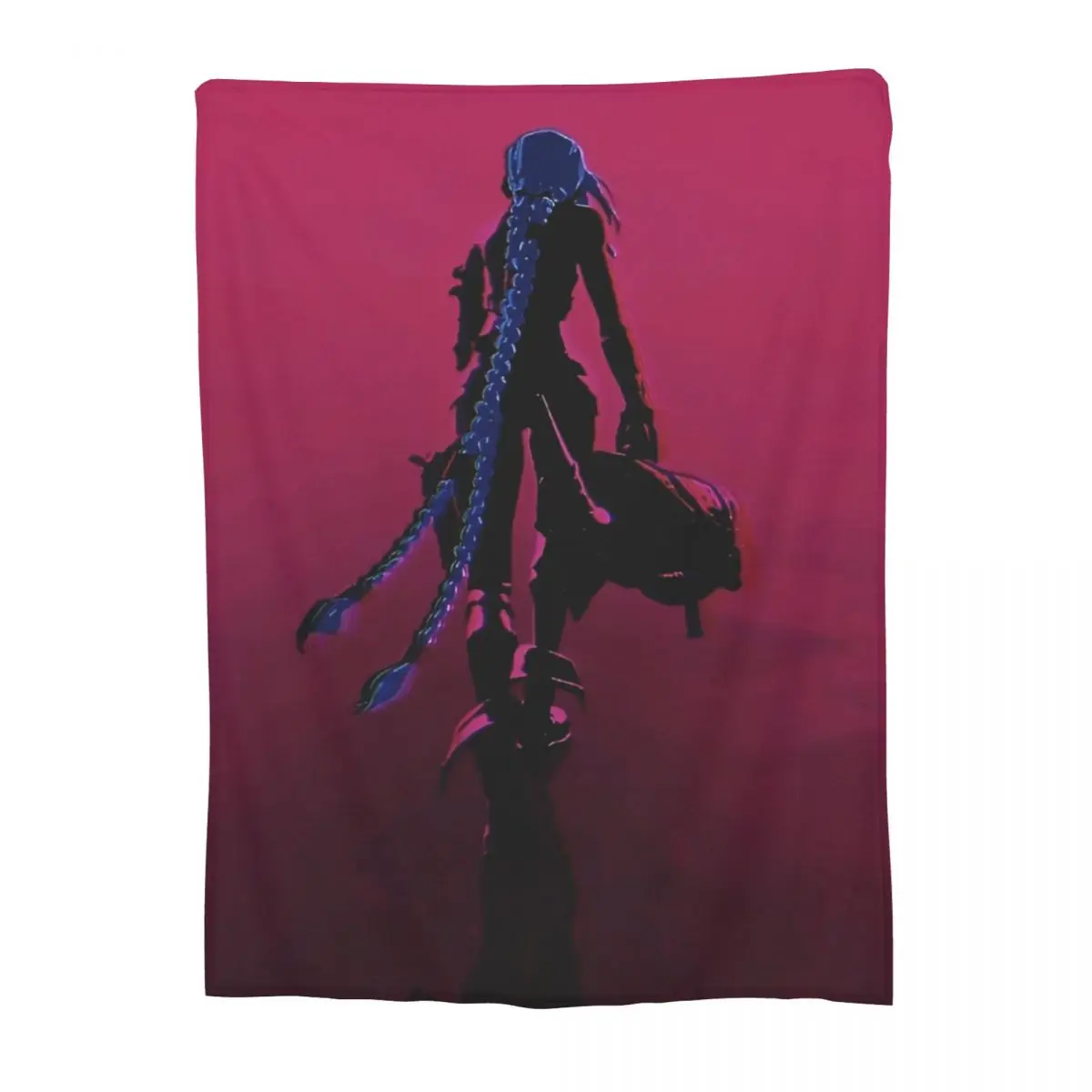 Jinx  Violet Arcane Season 2 Date Announcement Trailer November 2024 ARCANE Wool Blanket Throw Blankets for Home 125*100cm Quilt