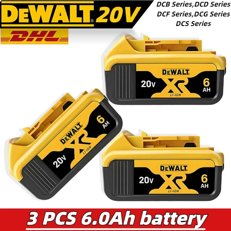

100% original DEWALT 20V battery, dewalt power tool DCB606, DCB205，DCB206，DCBGene，DCB200 MAX，20V，60V， 6AH,9AH,dewalt batteries