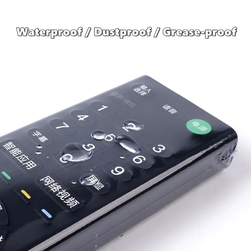 10pcs/set Heat Shrink Film for Clear Video TV Air Condition Remote Control Cover Case Protector Waterproof Protective Sleeve Bag