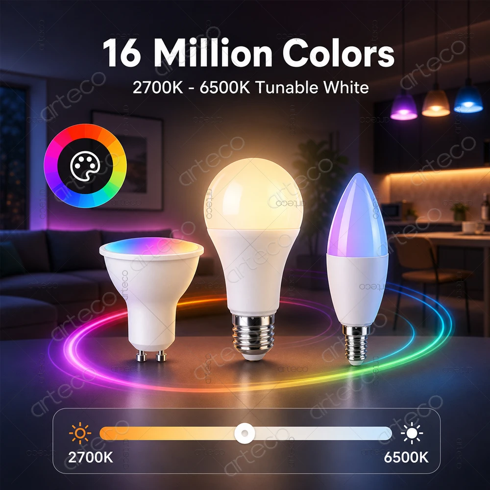 Умная Wi-Fi лампа Matter с рег – обзор и цена Smart Home Yandex
