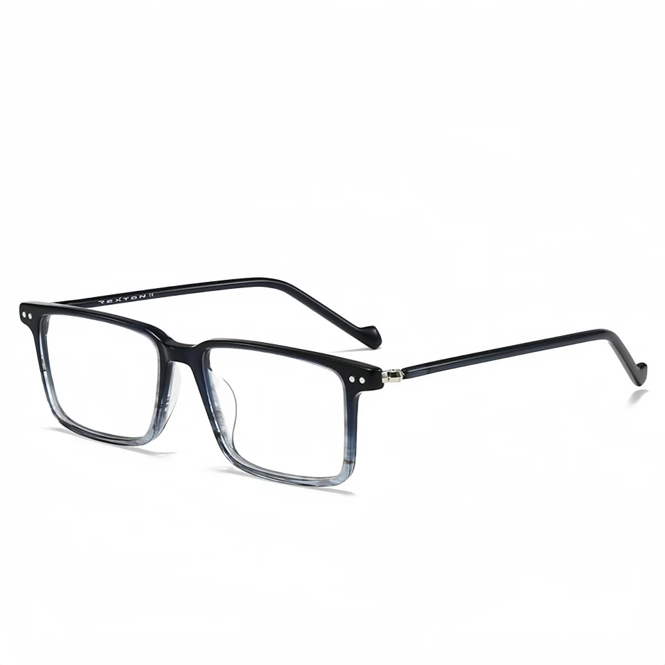 2025 New Anti Blue Light Computer Business Leisure Optical Prescription Glasses Fashion Retro Ultra Light Acetate Eyeglass Frame