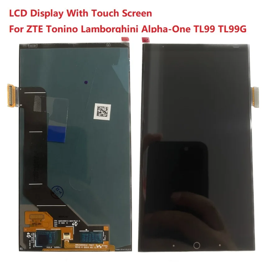 

LCD Display With Touch Screen For ZTE Tonino Lamborghini Alpha-One TL99 TL99G Digitizer Assembly