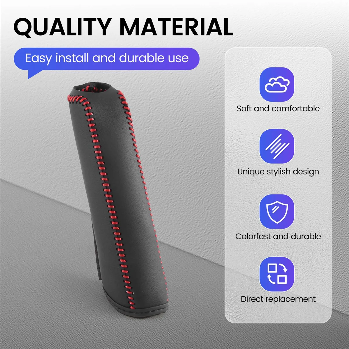 Cubierta protectora de freno de mano para coche, cubierta de manija de freno de mano automático para-5 2013-2014 3 Axela 2014-2017 A