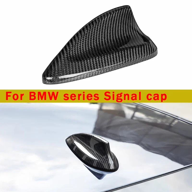 For BMW 3 4 5 6 7 serie F34 G20 G22 G30 G32 G11 G12 Carbon fiber antenna cover shark fin signal cover decorative cover Body Kit