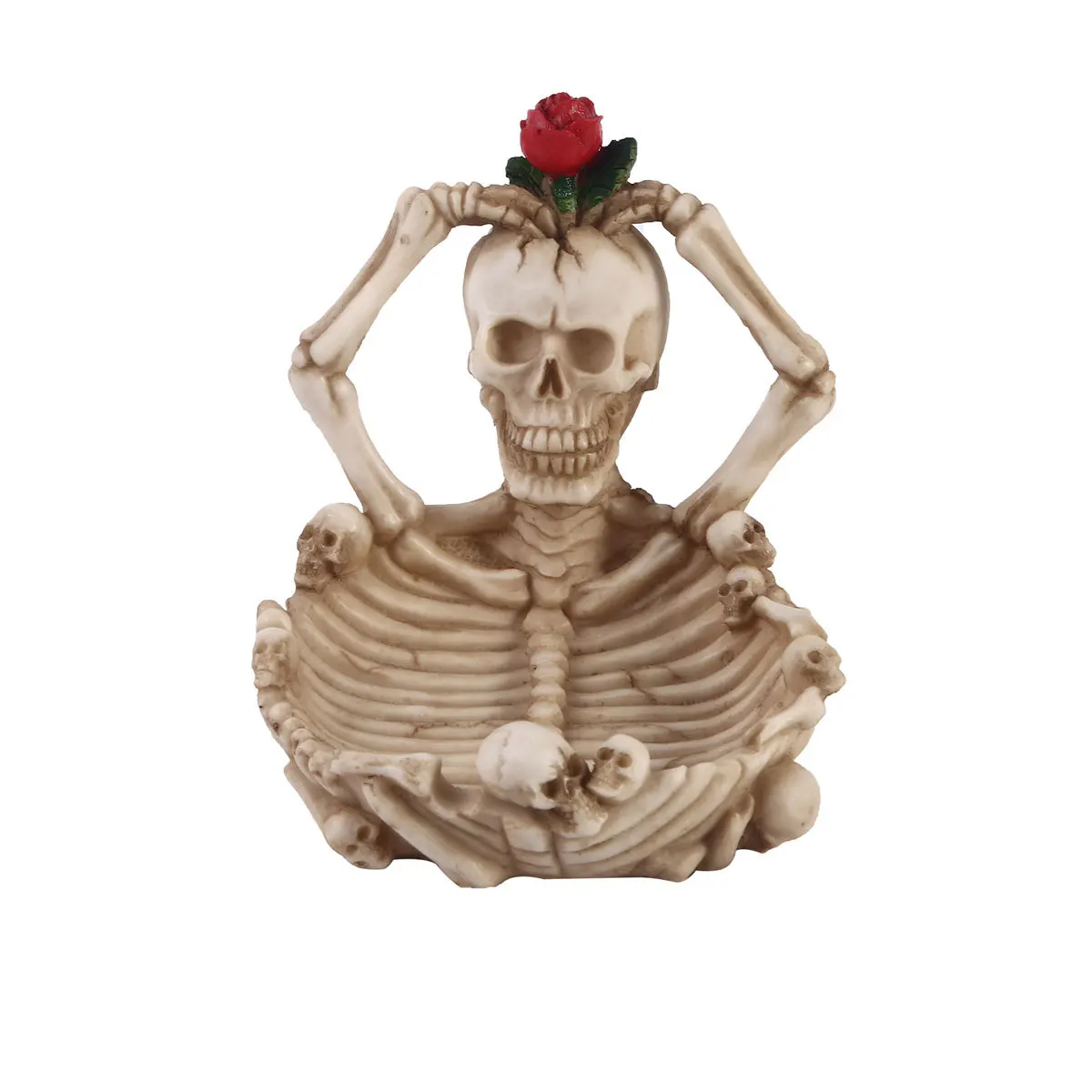 

Ashtray Skull Resin Crafts Skeleton Home Ornament Foreign Trade Supply Halloween Decoration Supplies