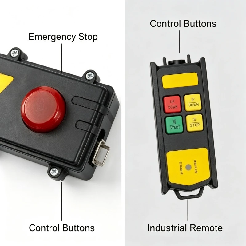 220V Wireless Remote Control Kit for Mini Electric Hoist Winch Lift YTK-V2S Up Down Industrial Radio Remote Controller