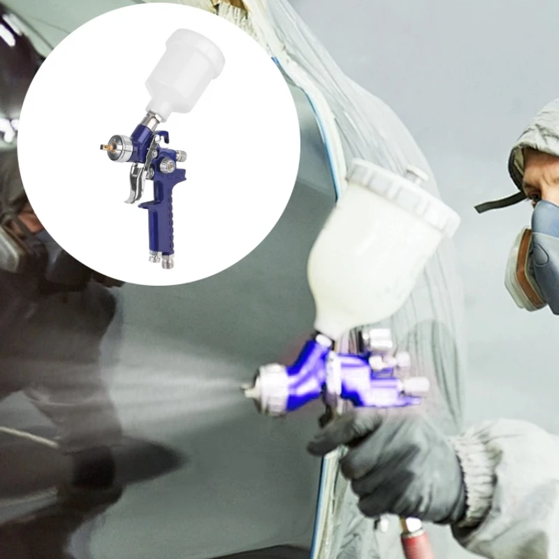 

Mini Air Paint HVLP Spray Gun Mini Air Paint Spray Guns Airbrush For Painting Car Aerograph Spraying Gun 1.0mm Nozzle