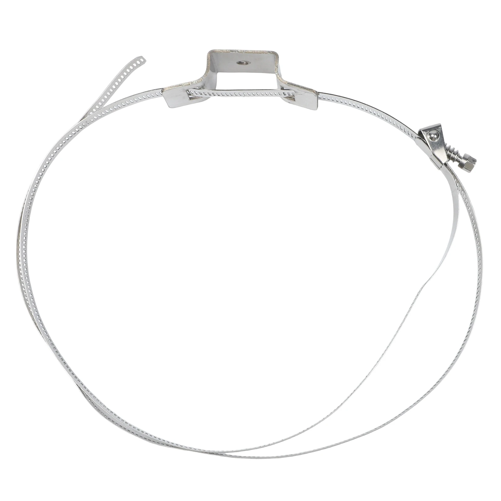 As Show Adjustable Sign Holder Rust Resistant Material Screws And Binding Tape Perfect For Roadside Installations