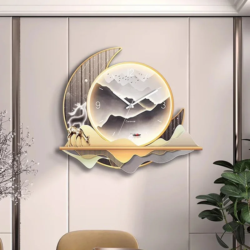 

Restaurant Nordic Wall Clocks Art Mural Modern Fashion Aesthetic Silent Design Wall Clocks Luxury Horloge Murale Home Decoration