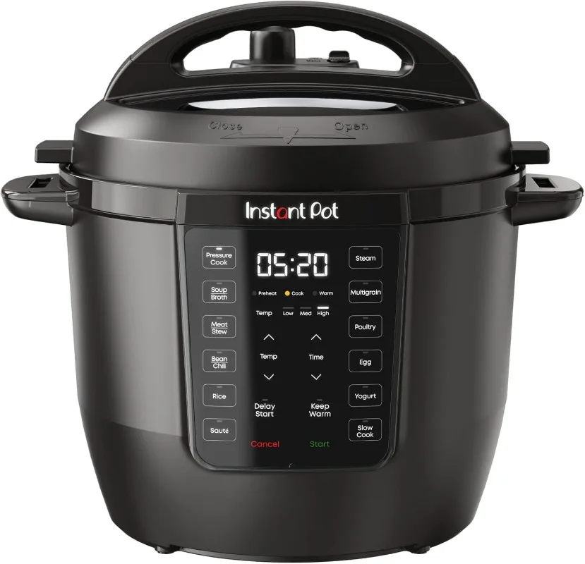 

7-in-1 Electric Multi-Cooker, Pressure Cooker, Slow Cooker, Rice Cooker, Steamer, Sauté, Yogurt Maker, & Warmer, 6 Quart