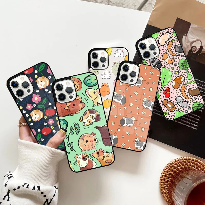 Guinea Pig Hamster Collage Phone Case Magnetic for iPhone 15 16 14 13 Pro Max 11 12 Mini Magsafe Wireless Charging Cover