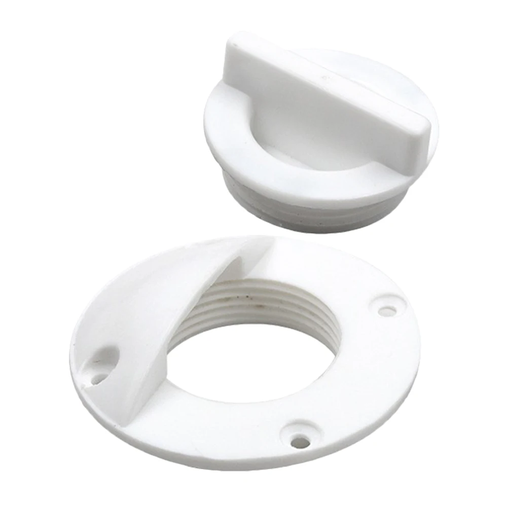 

Plastic Boat Drain Valve Fitting for Ship Side Water Outlet Scupper Small White Plug Marine Grade Durable Reliable Drainage