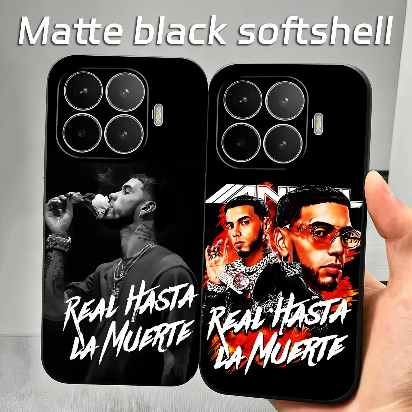 Phone Case For Xiaomi 17 15 14 13 12 11 T Ultra Pro Soft black Shockproof Cover Rapper Anueles AA