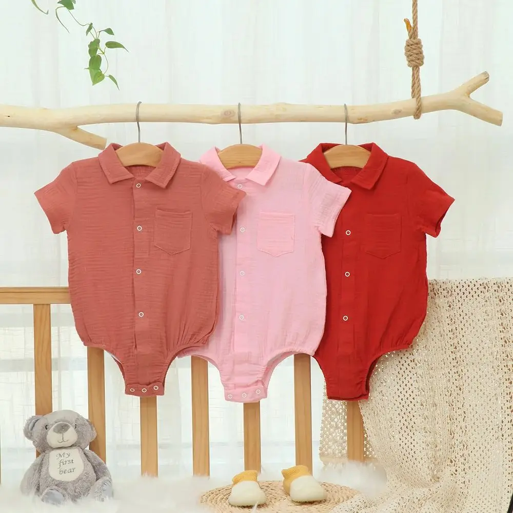 

Комбинезон для новорожденных, одежда из мягкого хлопка, комбинезон для малышей, комбинезон с короткими рукавами, одежда для детей (3 упаковки