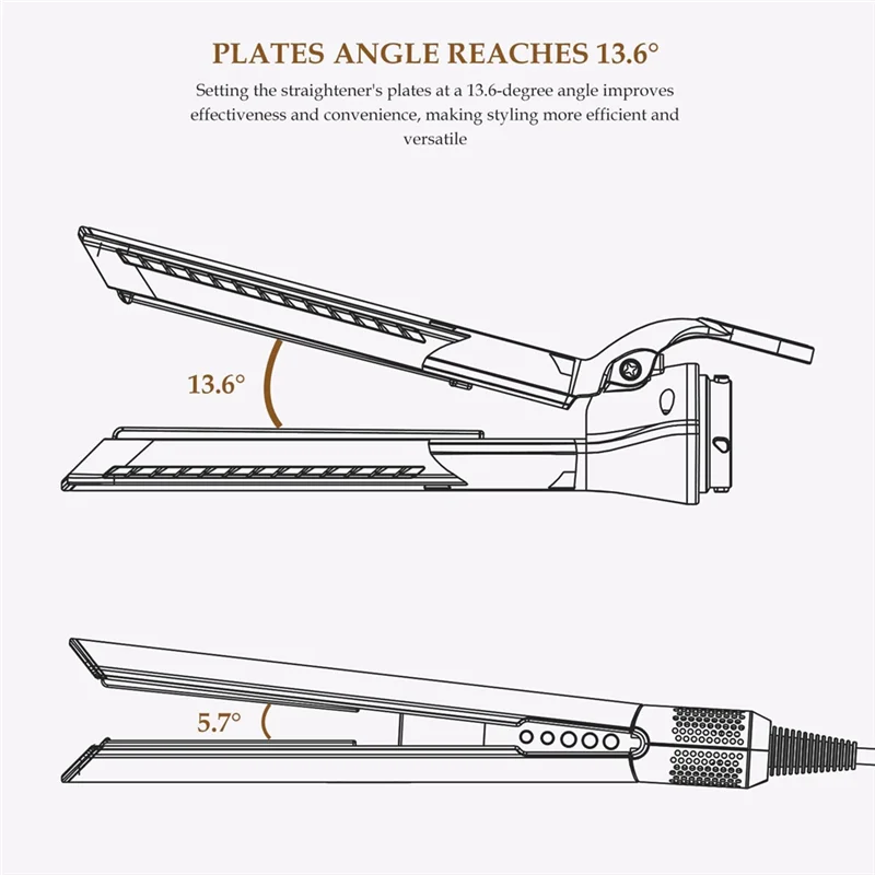 ABZA-Hair Straightener Nozzle Plate Attachment For Dyson Airwrap HS01 HS05 HS08 Airflow For Smooth Hair Style
