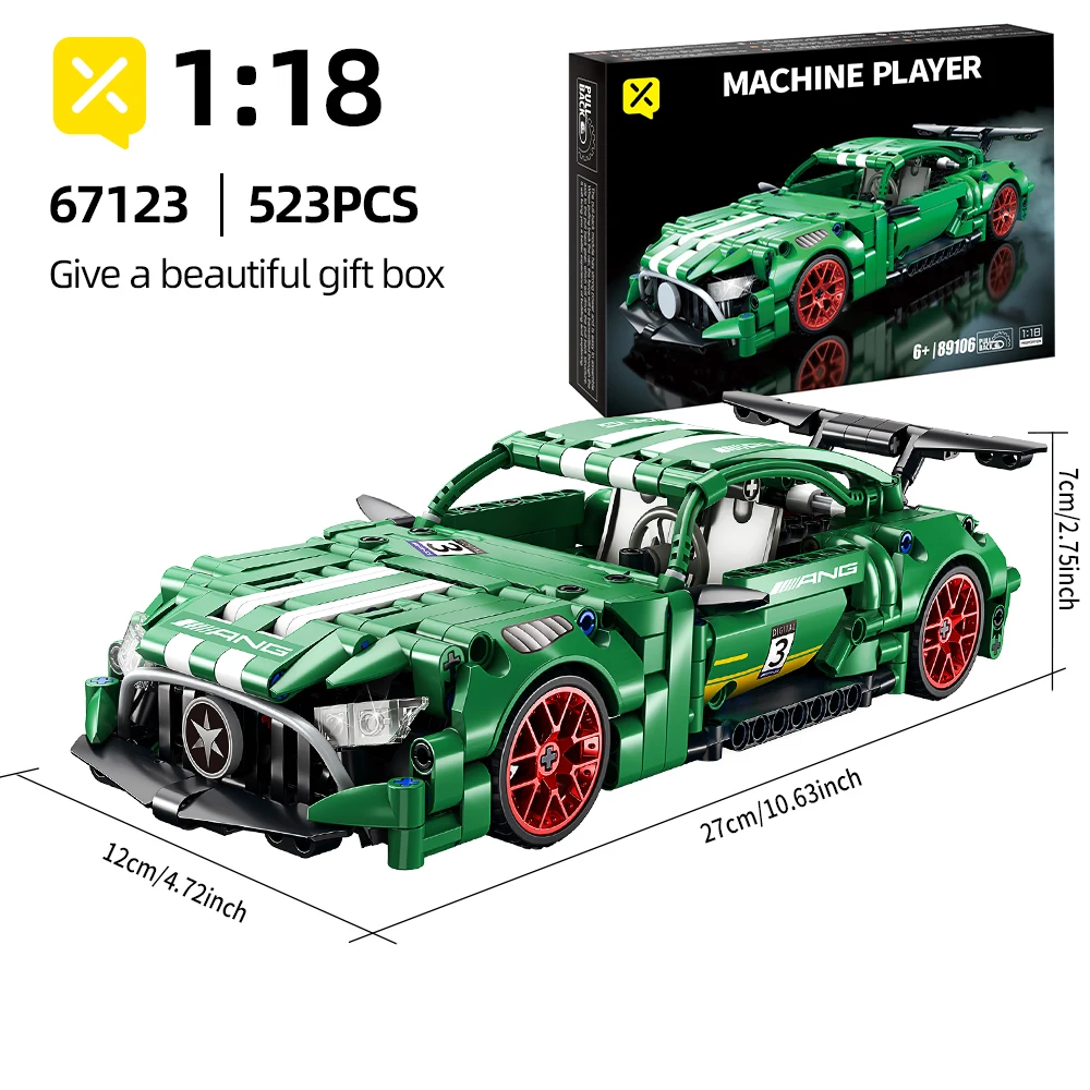 

Технологичный конструктор ToylinX или гоночный автомобиль: набор строительных блоков для детей, игрушка-конструктор для мальчиков и девочек, подарок в коробке