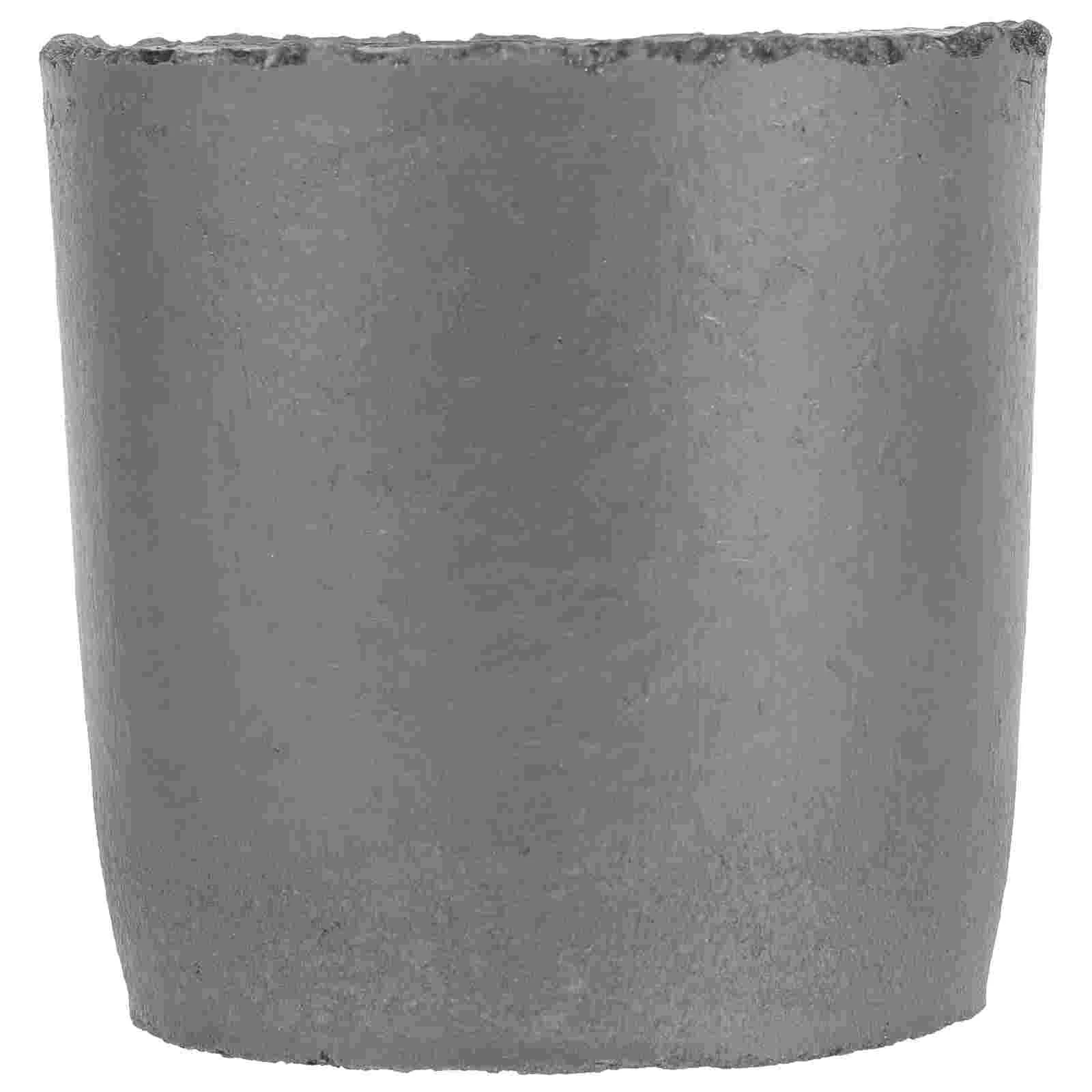 Silicon Carbide Graphite Crucible Ingot Mold DIY Casting Refining Cup Silver Clay Round Gold