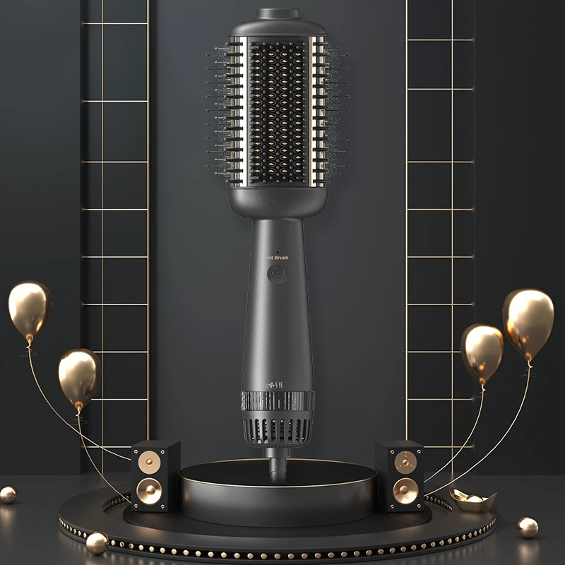 New Design Infrared Blow Hair Dryer Family Use Styling Travel Hair Combs Volumizer Hot Air Styling Brush