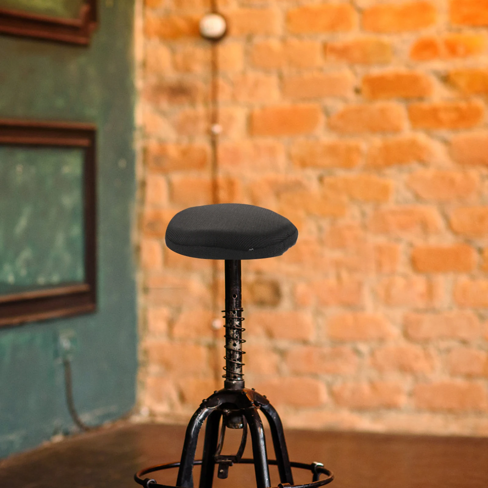 

Stretchy Round Stool Cover Padded Elastic Seat Cushion for Dining Room Kitchen Bar Chair Easy Install Removable Washable Modern