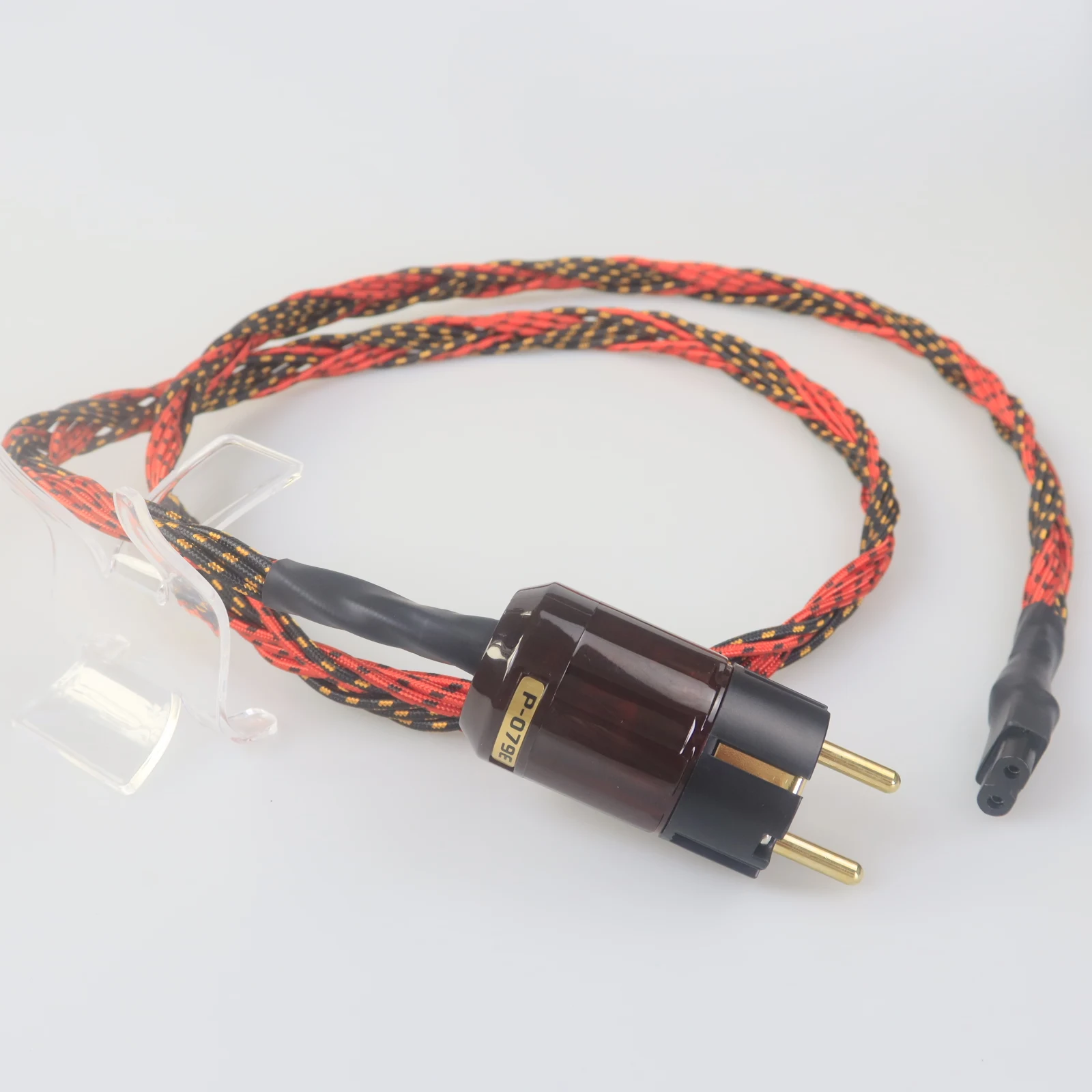 Western Electric Pure Copper UE/US audio power cord Hi-Fi Speaker System Miniature Figure-8 Power Cable 2Pin C7 IEC Connector