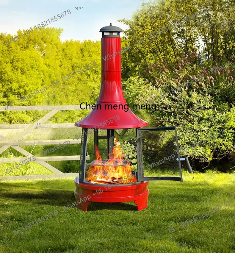 Garden BBQ Courtyard Firewood Fireplace Bonfire Party BBQ Villa Outdoor Firewood